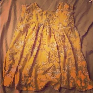 Yellow flower tanktop